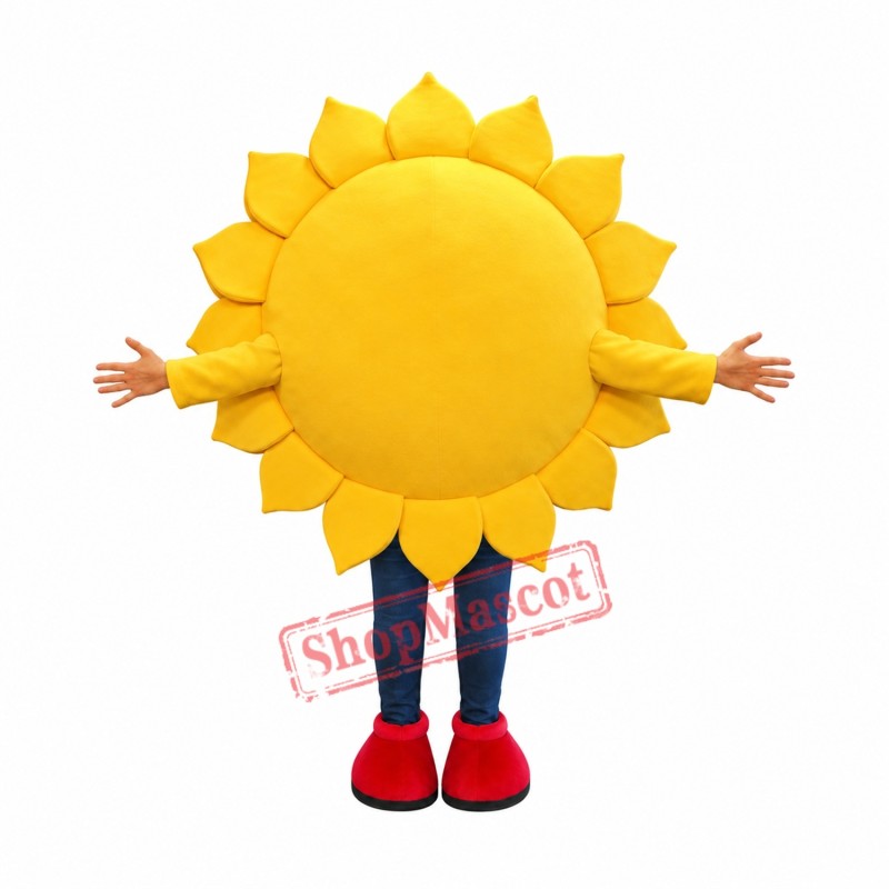 Sunflower Mascot Costume Sunflower Mascot Costume