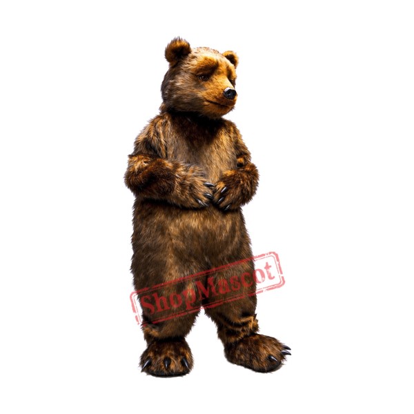 Top Quality Brown Bear Mascot Costume