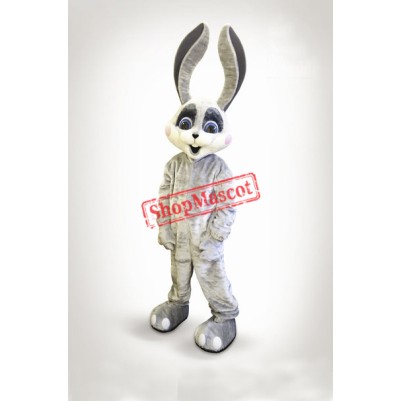 Smiling Bunny Mascot Costume