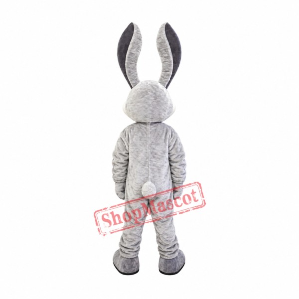 Smiling Bunny Mascot Costume Smiling Bunny Mascot Costume