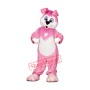 Cute Pink Rabbit Mascot Costume