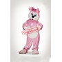 Cute Pink Rabbit Mascot Costume
