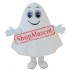 White Ghost Mascot Costume