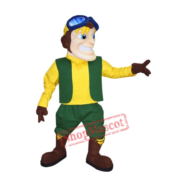 Aviator Mascot Costume