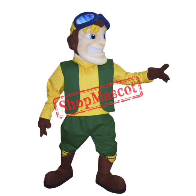 Aviator Mascot Costume