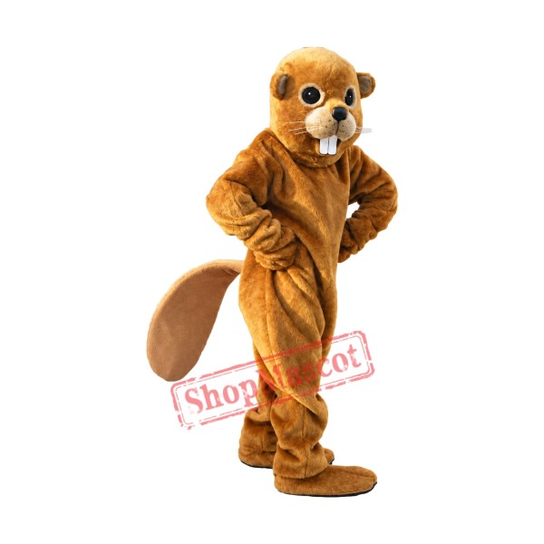 Friendly Lightweight Beaver Mascot Costume Friendly Lightweight Beaver Mascot Costume