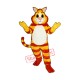 Friendly Cheshire Cat Mascot Costume Friendly Cheshire Cat Mascot Costume