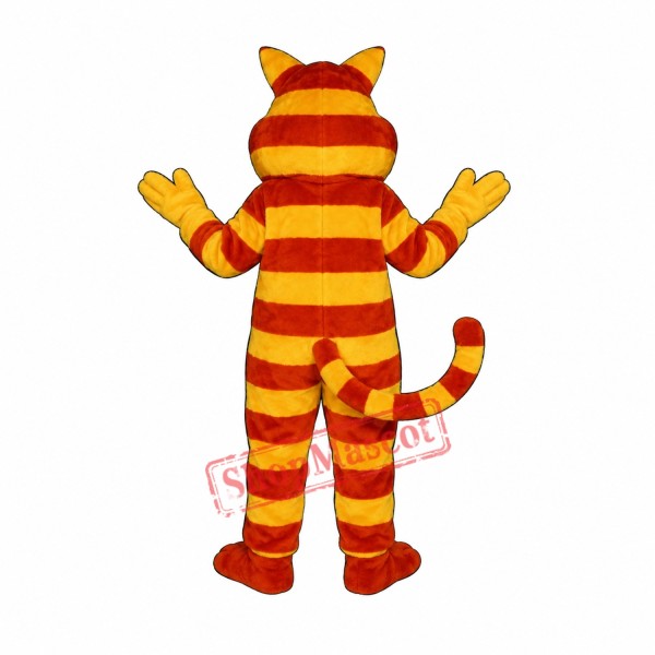 Friendly Cheshire Cat Mascot Costume