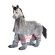 2 Person Grey Horse Mascot Costume 2 Person Grey Horse Mascot Costume