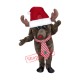 Christmas Moose Mascot Costume