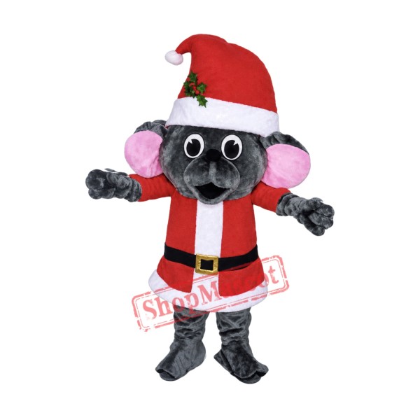 High Quality Christmas Mouse Mascot Costume