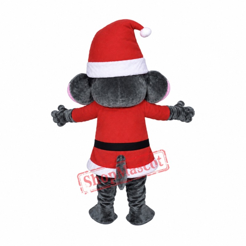 High Quality Christmas Mouse Mascot Costume High Quality Christmas Mouse Mascot Costume