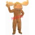 Friendly Moose Mascot Costume