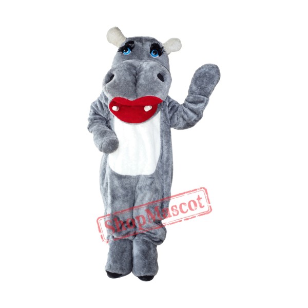Lovely Hippo Mascot Costume Lovely Hippo Mascot Costume
