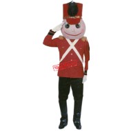 Toy Soldier Mascot Costume