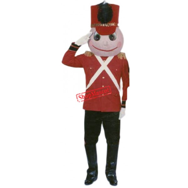 Toy Soldier Mascot Costume