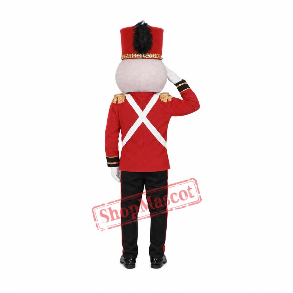 Toy Soldier Mascot Costume Toy Soldier Mascot Costume
