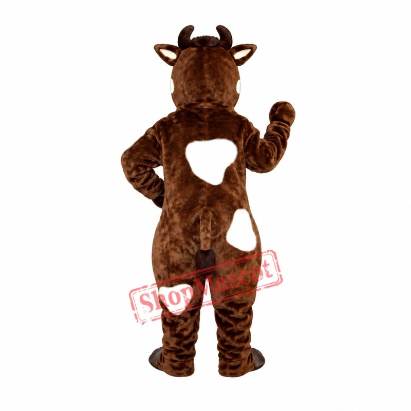 Friendly Cow Mascot Costume Friendly Cow Mascot Costume