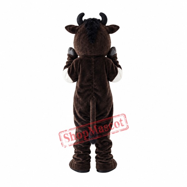 Shy Cow Mascot Costume
