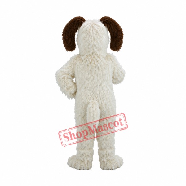 White Shaggy Dog Mascot Costume White Shaggy Dog Mascot Costume