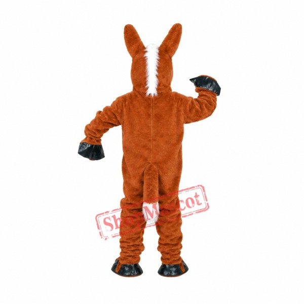 Friendly Donkey Mascot Costume Friendly Donkey Mascot Costume