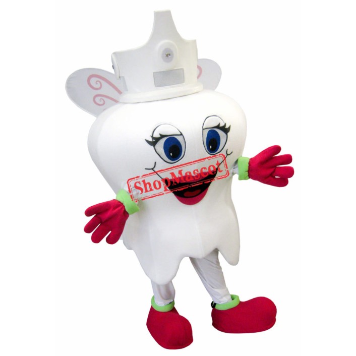 Cute Tooth Mascot Costume
