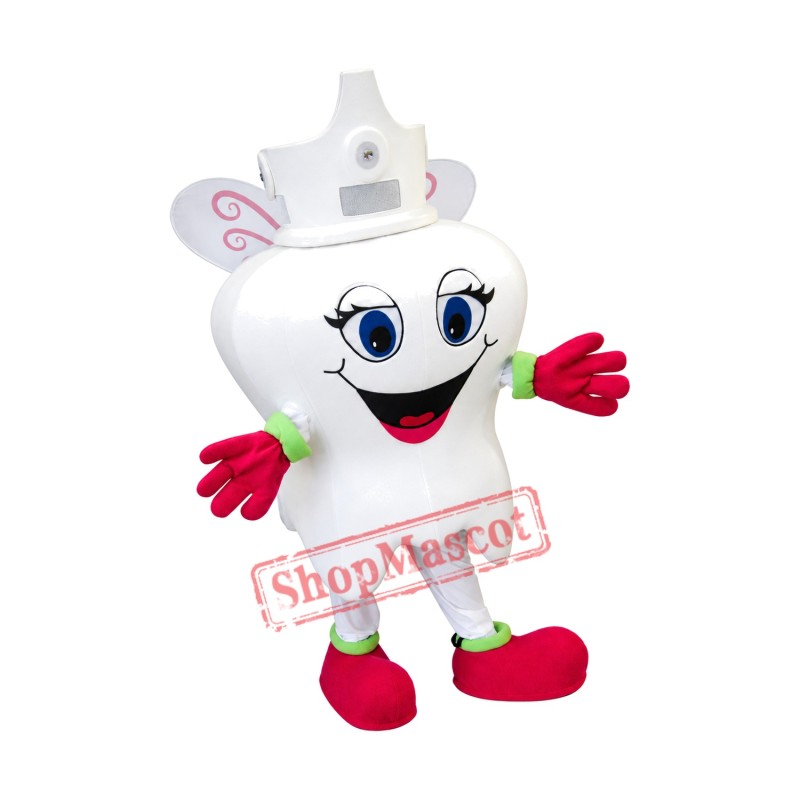 Cute Tooth Mascot Costume