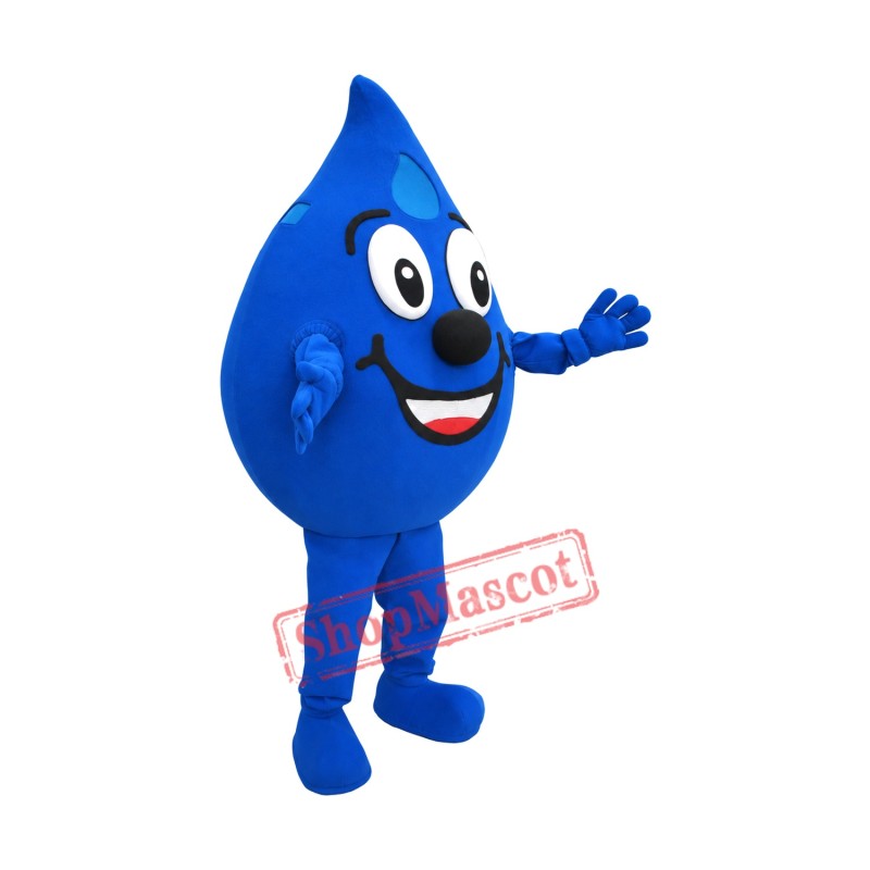 Happy Water Drop Mascot Costume Happy Water Drop Mascot Costume