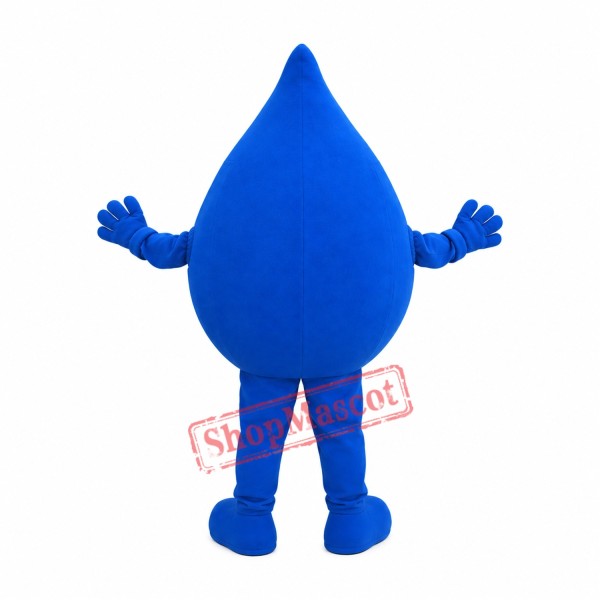 Happy Water Drop Mascot Costume Happy Water Drop Mascot Costume