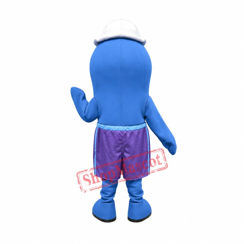 Blue Whale Mascot Costume