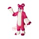 Pink Husky Dog Mascot Costume