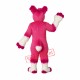 Pink Husky Dog Mascot Costume