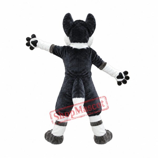 Happy Husky Dog Mascot Costume Happy Husky Dog Mascot Costume