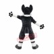 Happy Husky Dog Mascot Costume Happy Husky Dog Mascot Costume