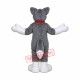 Grey Lightweight Husky Dog Mascot Costume Grey Lightweight Husky Dog Mascot Costume