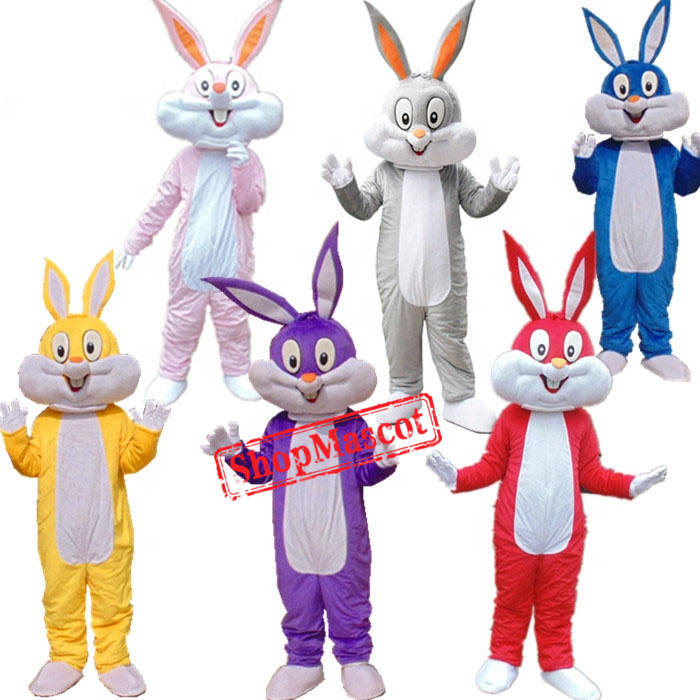 Funny Easter Rabbit Bunny Mascot Costume