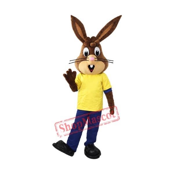 Friendly Lightweight Rabbit Mascot Costume Friendly Lightweight Rabbit Mascot Costume