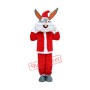 Christmas Rabbit Bunny Mascot Costume