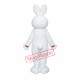 Easter White Bunny Rabbit Mascot Costume Easter White Bunny Rabbit Mascot Costume