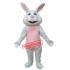 Easter White Rabbit Bunny Mascot Costume