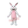 Easter White Rabbit Bunny Mascot Costume