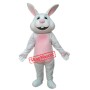 Easter White Rabbit Bunny Mascot Costume
