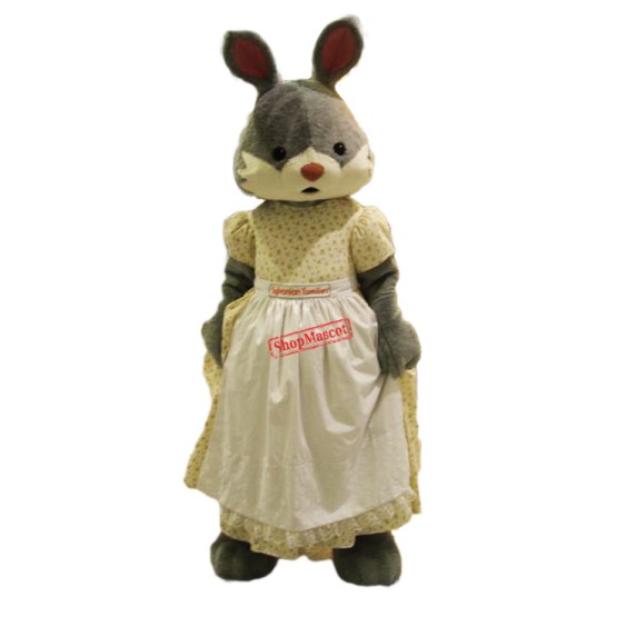 Lady Rabbit Mascot Costume