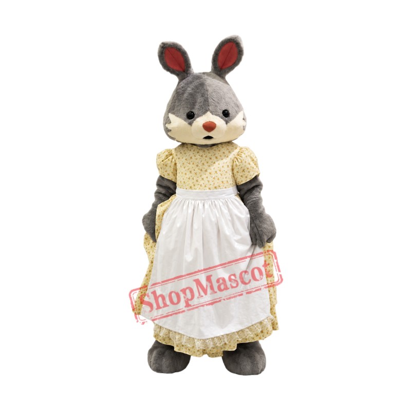 Lady Rabbit Mascot Costume Lady Rabbit Mascot Costume