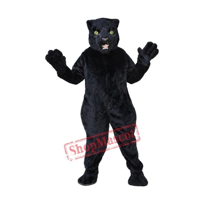 Fierce Lightweight Black Panther Mascot Costume Fierce Lightweight Black Panther Mascot Costume