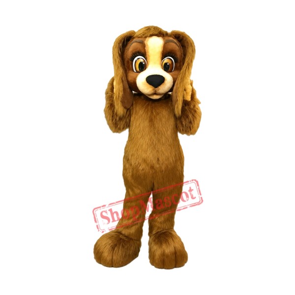 High Quality Furry Dog Mascot Costume
