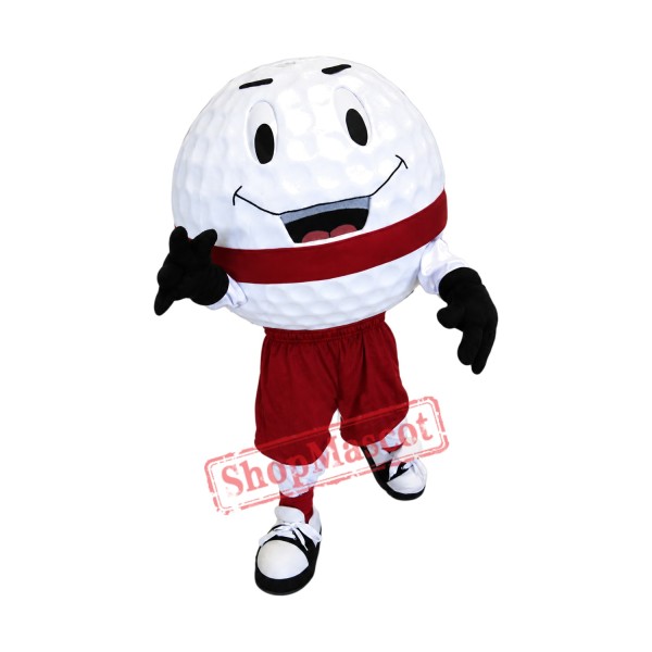 Golf Ball Mascot Costume