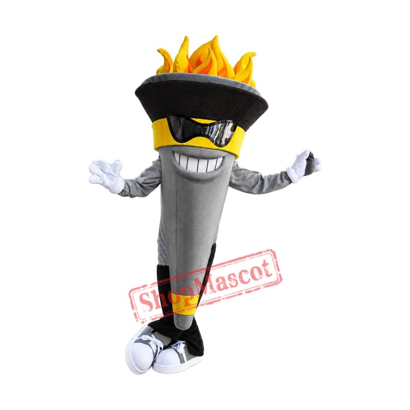 Torch Mascot Costume
