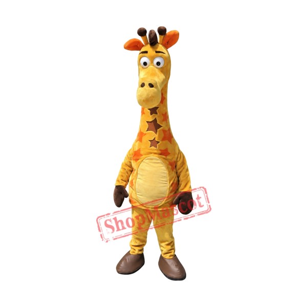 Halloween Giraffe Mascot Costume