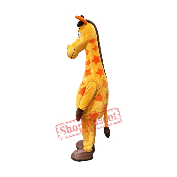 Halloween Giraffe Mascot Costume